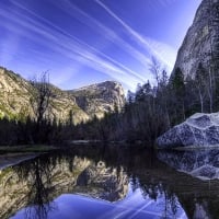 Lake like a mirror