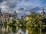 fantastic vajdahunyad castle in budapest hdr