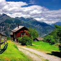 The beauty of Alps mountains