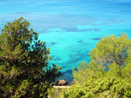 View - water, photography, ocean, abstract, blue