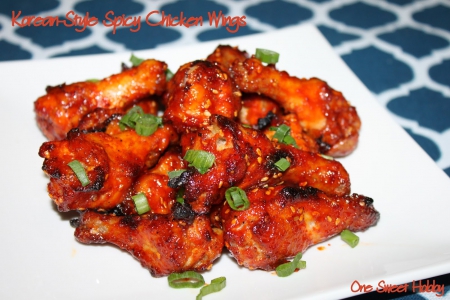 Korean Spicy Chicken Wings - abstract, chicken, spicy, sauce, hot, wings, food, korean