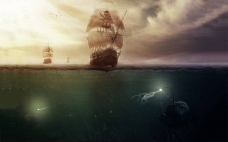 pirates,sea and monsters