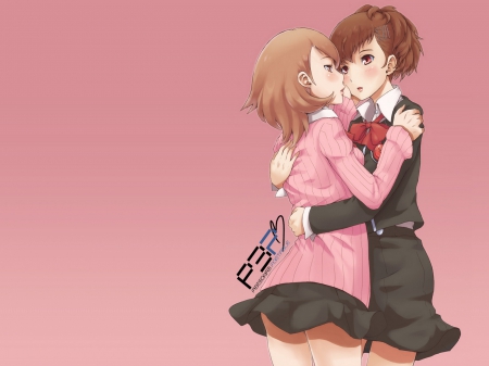 minako & yukari - persona 3, yukari, lovely girl, minako, cute girl