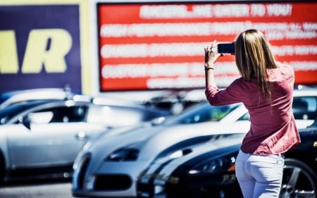 Cars - photo, cars, lady, women