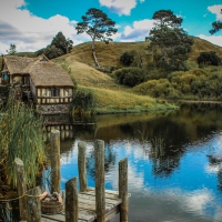 magnificent cabin on a lake