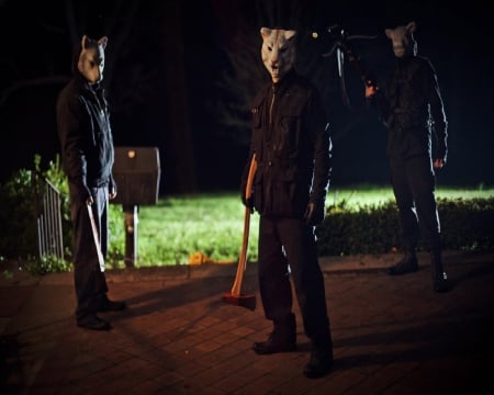 You're Next - fox mask, sheep mask, tiger mask, horror film