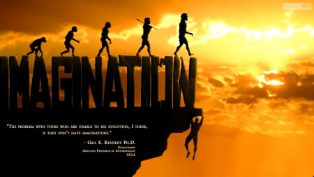 Imagination Evolution - imagination, mind, man, evolution