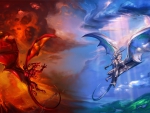 heaven and hell dragons