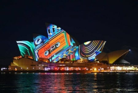 OPERA HOUSE - house, opera, sydney, lights