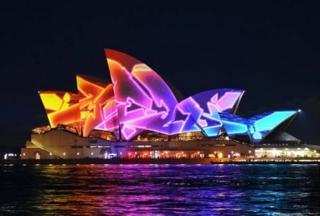 OPERA HOUSE - house, opera, sydney, lights