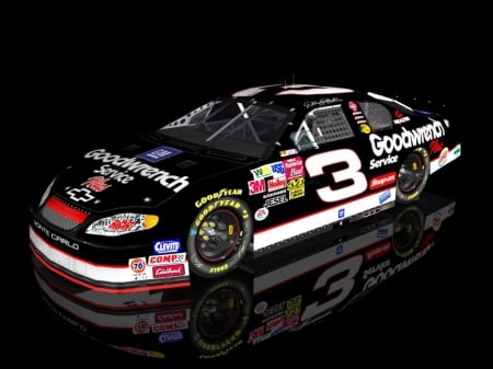 Dale Sr #3 Car - dale, nascar, racing, driver