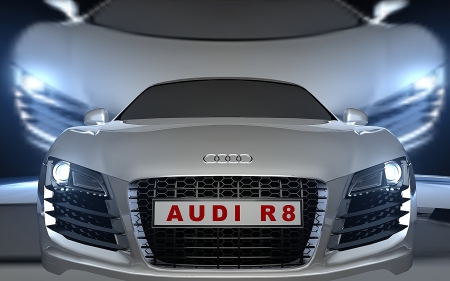 Audi R8 - r8, car, 3d, sports car, supercar, audi, audi r8