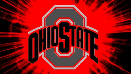 CURRENT ATHLETIC LOGO IN GRAY ELECTRIFIED - FOOTBALL, BUCKEYES, STATE, OHIO