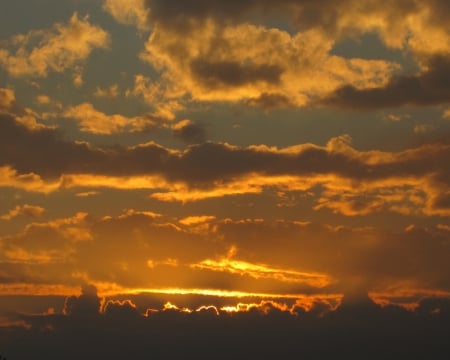 Suns@t - sunshine, sky, photography, sun, sunset, nature, view, cloudy, red, blue, clouds, sunsets, orange