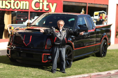 The Man Himself-George Barris - ford, batman, black, truck