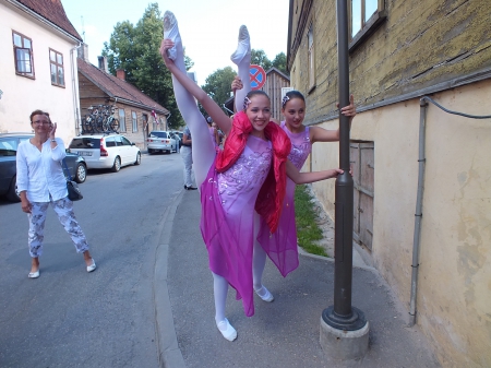 Ballerina - woman, girls, art, people