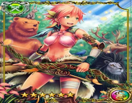 Apocrypha - cg, game, hunter, girl, card