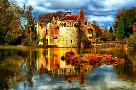 Castle - photo, castle, hdr, river