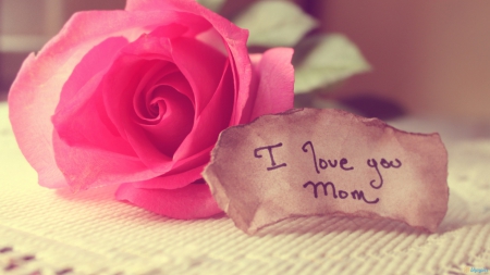 I Love You Mom - mom, mother, mothers day, I Love You Mom