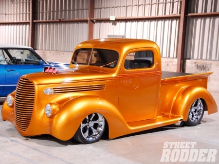 '38 Ford Truck - Candy Gold, 1938, Truck, Classic