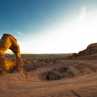 delicate arch in arches national park utah