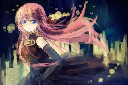 ~Megurine Luka~ - megurine luka, pretty, pink hair, vocaloid, blue eyes, anime