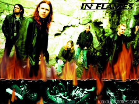 In Flames - metal, flames, in flames, heavy metal