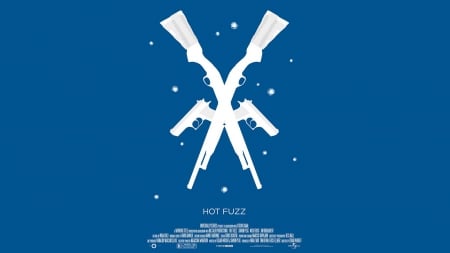 Hot Fuzz - gun, hot, movie, fuzz