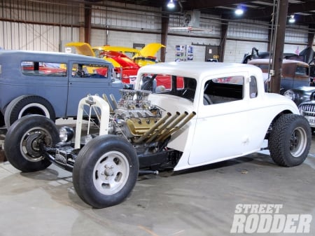 '33 Plymouth - white, mopar, classic, hotrod