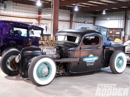 42 Chevy Pick-Up - bowtie, classic, whitewalls, gm