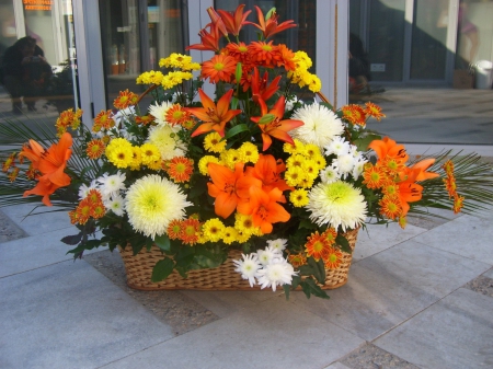 *** Bouquet *** - flowers, basket, flower, nature