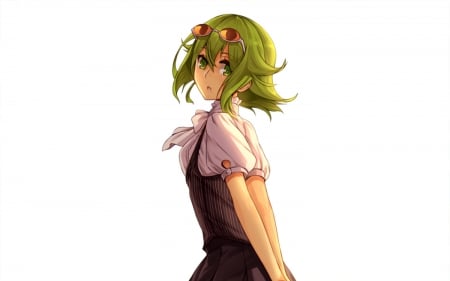 ~Gumi~ - gumi, pretty, short hair, green eyes, vocaloid, anime, green hair