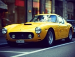 Vintage Ferrari yellow