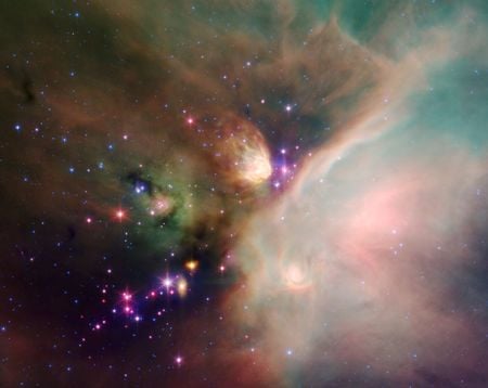 Rho Ophiuchus - space, stars