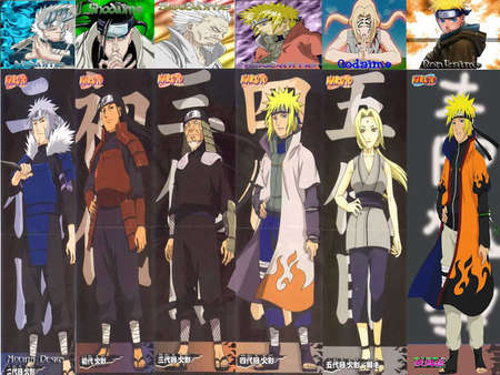 Who are all the Hokages in Naruto