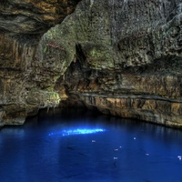 blue cave blue