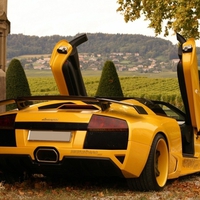 Lamborghini GTT at Italian Landscape