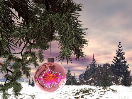 December Foretold  - fantasy, 3d