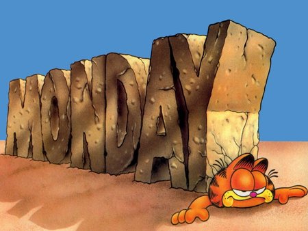 Monday-Garfield - cartoons, garfield