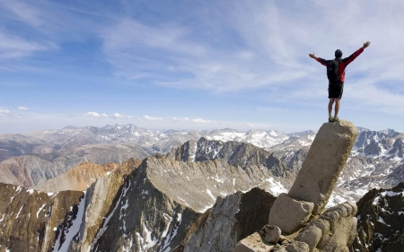 Top Of The World - up high, acrophobia, top of the world, vertigo, mountain top