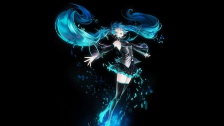 Hatsune Miku - hatsune, anime, miku, girl