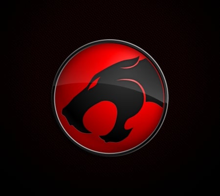 Thundercats - black, white, cartoon, logo, red, cats, cool, thundercats