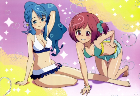 Chieri and Nagisa - akb0048, jpop, sono chieri, nagisa motomiya