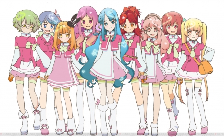 AKB0048 Future Stars! - sono chieri, jpop, sonata shinonome, akb0048, makoto, mimori kishida, yuka ichijou, makoto motomizo, suzuko kanzaki, kanata shinonome, nagisa motomiya, orine aida