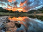 Malibu Canyon at Sunset ~ HDR