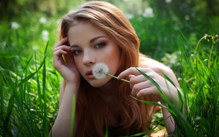 Women - red, head, women, model