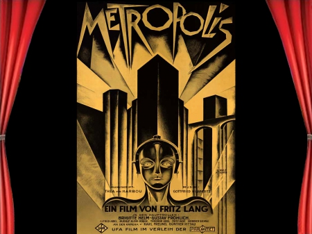 metropolis02 - brigitte helm, metropolis, classic movies, posters