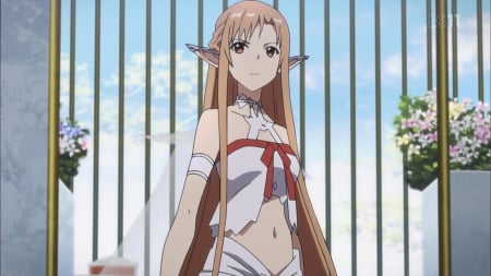 Queen Titania - nice, beauty, female, hot, wings, anime girl, sao, brown hair, queen titania, pretty, yuuki, anime, yuuki asuna, sword art online, cute, sexy, asuna, girl, titania, long hair, lovely, wing, beautiful, sweet, fairy, asuna yuuki, dress