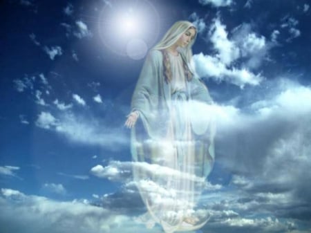 â™¥ Great Lady Day â™¥ - sky, great lady, abstract, christian image