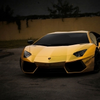 Lamborghini Aventador  Gold